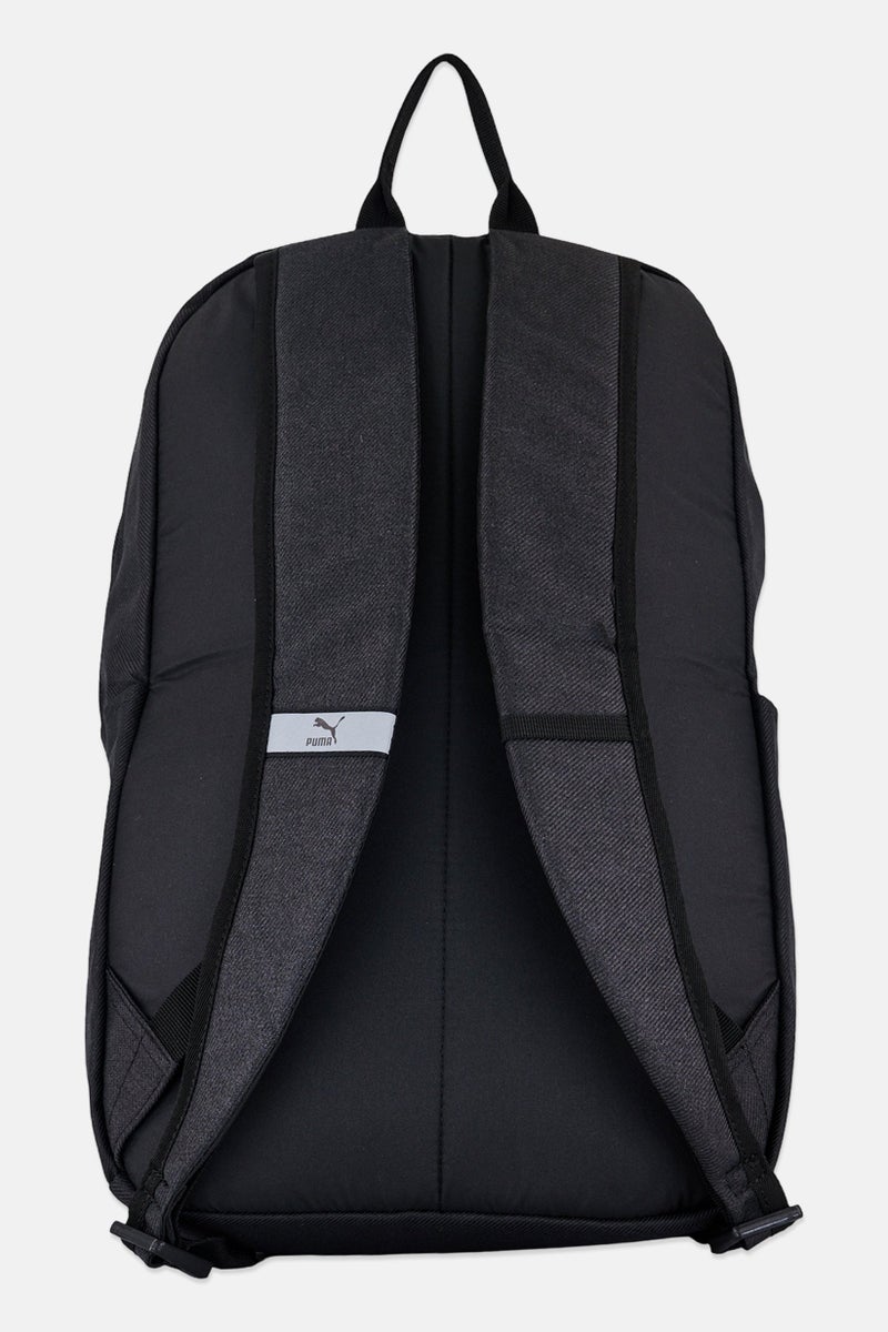 PUMA Men Brand Logo Backpacks, Black - Image 2